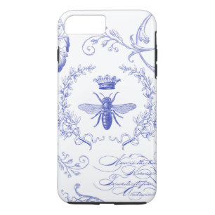 modern vintage french queen bee iphone case