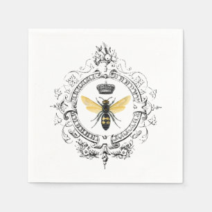 MODERN VINTAGE french queen bee Napkin