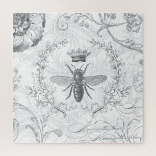 MODERN VINTAGE FRENCH QUEEN BEE PUZZLE
