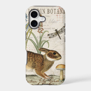 modern vintage french rabbit in the garden
