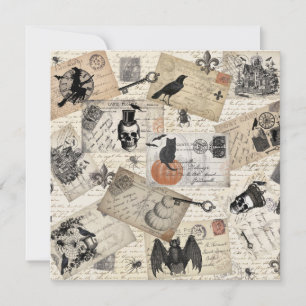 Modern vintage Halloween postcards