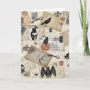 Modern vintage Halloween postcards