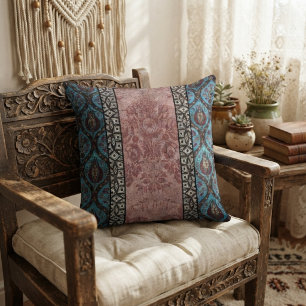 Modern Vintage Inspired Floral Design Cushion