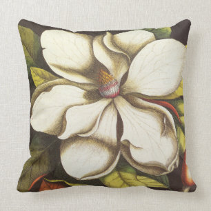 modern vintage magnolia cushion