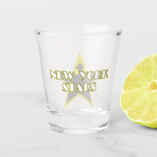 Modern Vintage New York Stars Logo Shot Glass