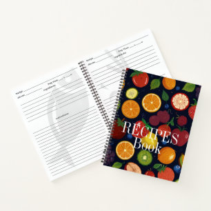 Modern Vintage Personalised Recipe Notebook