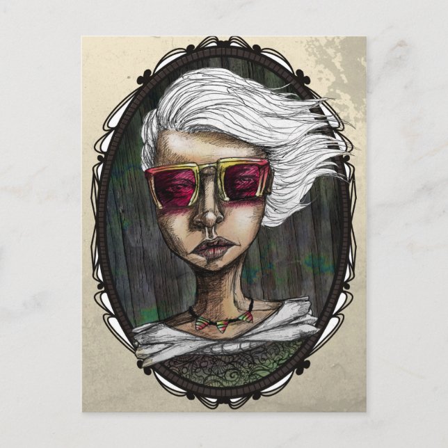 Modern Vintage Postcard (Front)