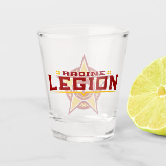 Modern Vintage Racine Legion Logo Shot Glass