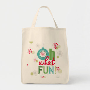 modern vintage retro Christmas typograpahy phrase Tote Bag