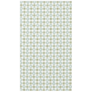 modern vintage snowflakes tablecloth