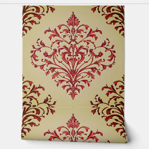 Modern vintage style floral pattern4 wallpaper