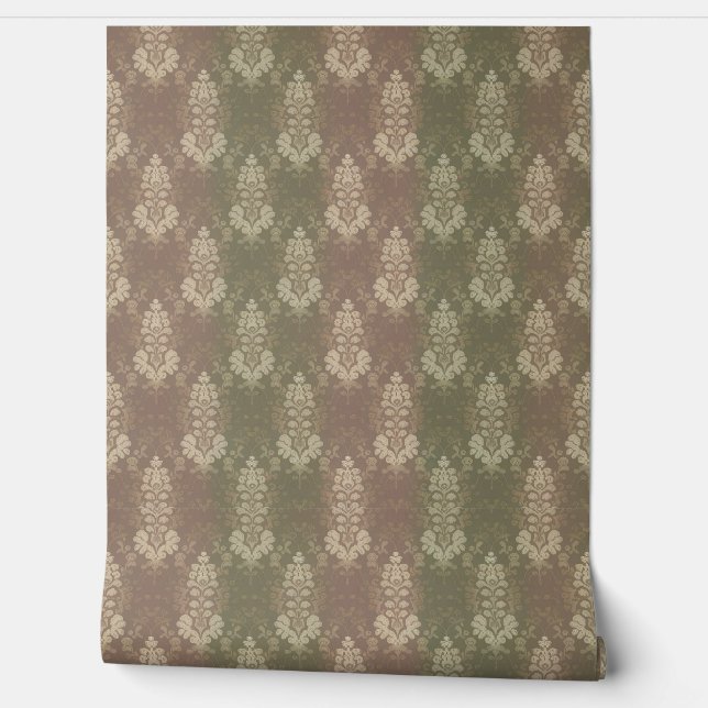 Modern vintage style  floral pattern 2 wallpaper (Unrolling)