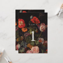 modern vintage Table Number