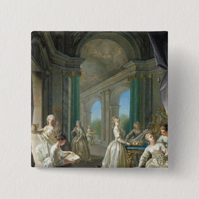 Modern Virgins, 1728 15 Cm Square Badge (Front)