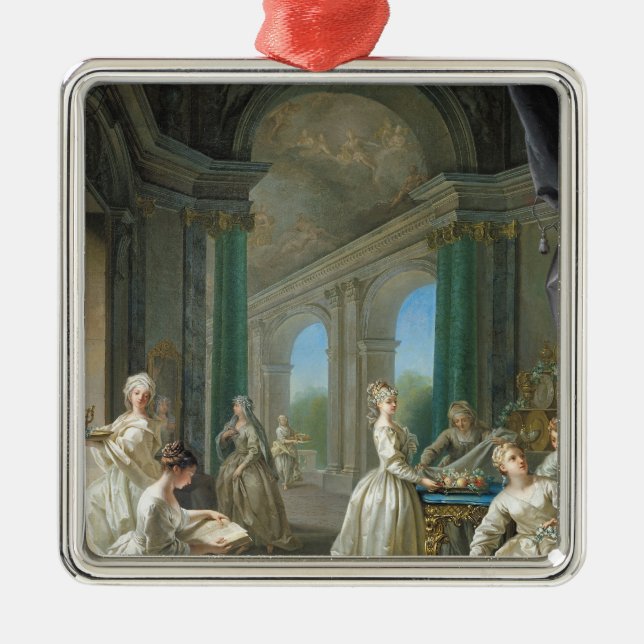 Modern Virgins, 1728 Metal Tree Decoration (Front)