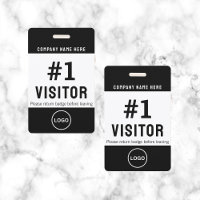 Modern Visitor Logo Company Black
