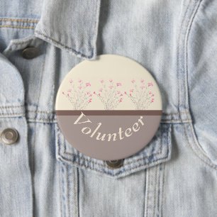 Modern volunteer designer badge