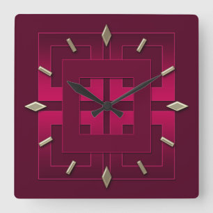Modern wall clock design .