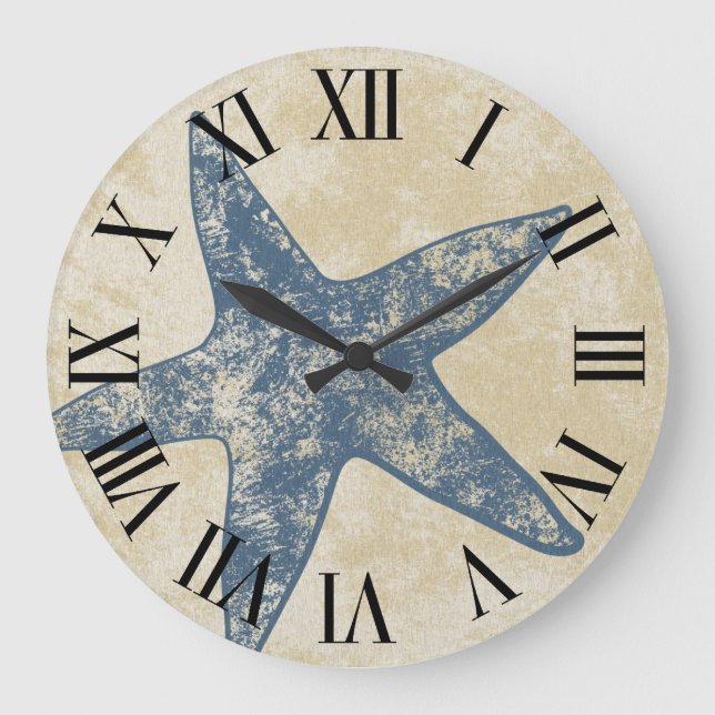 Modern Wall Clock - Starfish Clock (Front)