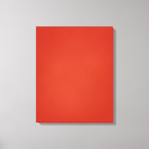 Modern Warm Red Grainy Texture Canvas Print