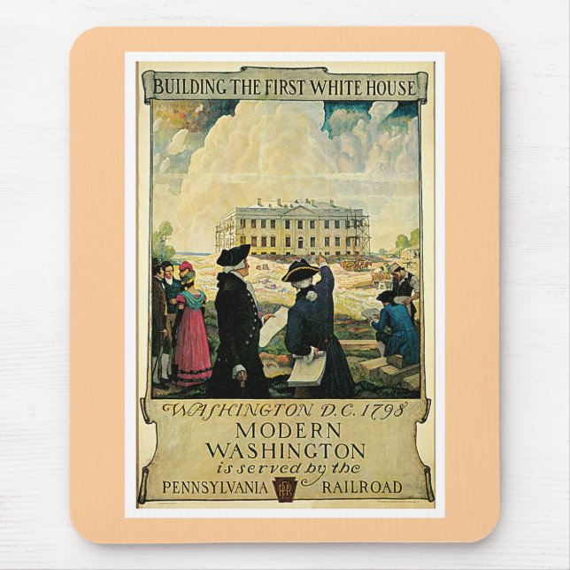 Modern Washington Mouse Mat (Front)