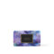 Modern watercolor blue purple splatter gold frame