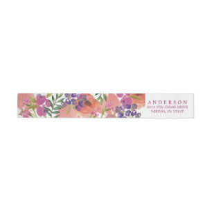 MODERN WATERCOLOR BRIDAL Address Labels