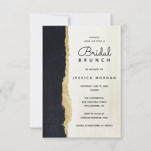 Modern Watercolor Bridal Brunch Invitation