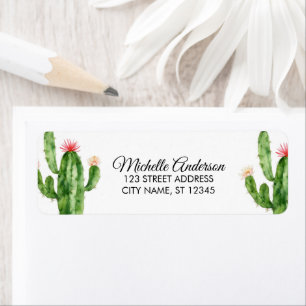 Modern Watercolor Cactus Cacti Desert Succulent