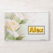 Modern Watercolor colourful Flowers & personalise