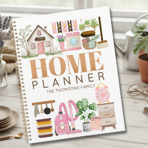 Modern Watercolor Cosy Farmhouse Home Planner