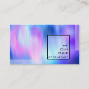 Modern Watercolor Elegant Artist Professional Business Card