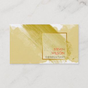 Modern Watercolor Elegant Artist Professional Business Card
