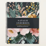 Modern watercolor floral and foliage elegant planner<br><div class="desc">Modern watercolor floral and foliage chic elegant design. On trend floral and foliage design. Part of a modern collection.</div>