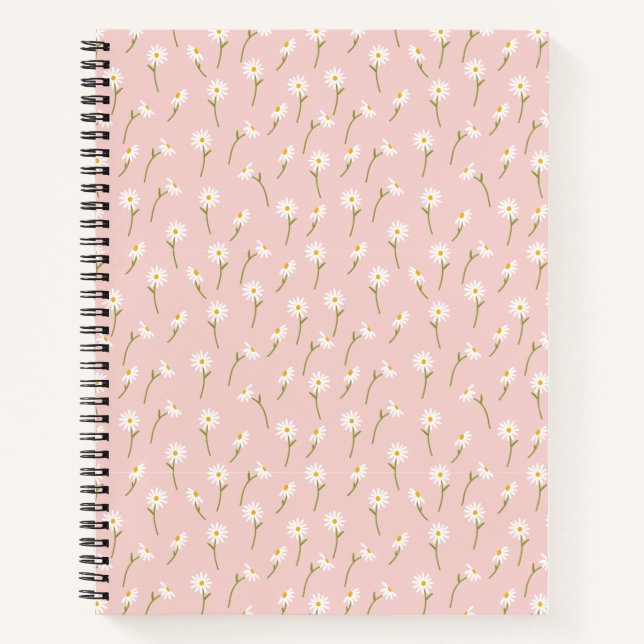 Modern Watercolor Floral Botanical Flowers    Note Notebook (Front)
