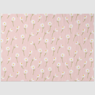 Modern Watercolor Floral Botanical Flowers Tissue Paper