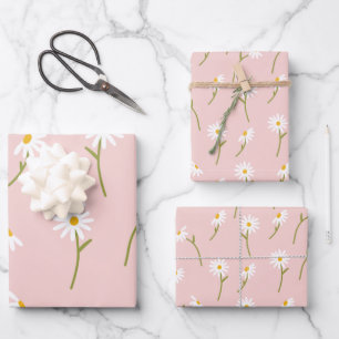 Modern Watercolor Floral Botanical Flowers     Wra Wrapping Paper Sheet