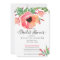 MODERN WATERCOLOR FLORAL bridal shower invitation