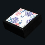 Modern Watercolor Floral Custom Monogram  Gift Box<br><div class="desc">Elevate your gift-giving with the Modern Watercolor Floral Custom Monogram Gift Box, a perfect blend of functionality and artistry. This charming box is an invitation to offer a present that speaks volumes about thoughtfulness and style. Adorned with a medley of meticulously handpainted watercolor flowers, the design exudes the whimsical allure...</div>