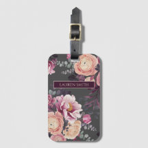 Modern watercolor floral elegant personalised