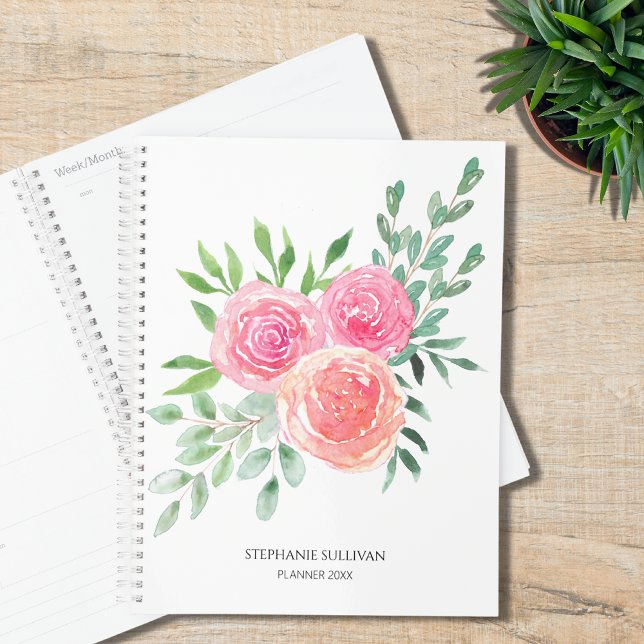 Modern Watercolor Floral Greenery  Planner (Creator Uploaded)