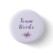 Modern Watercolor Floral Team Bride Bridal Shower