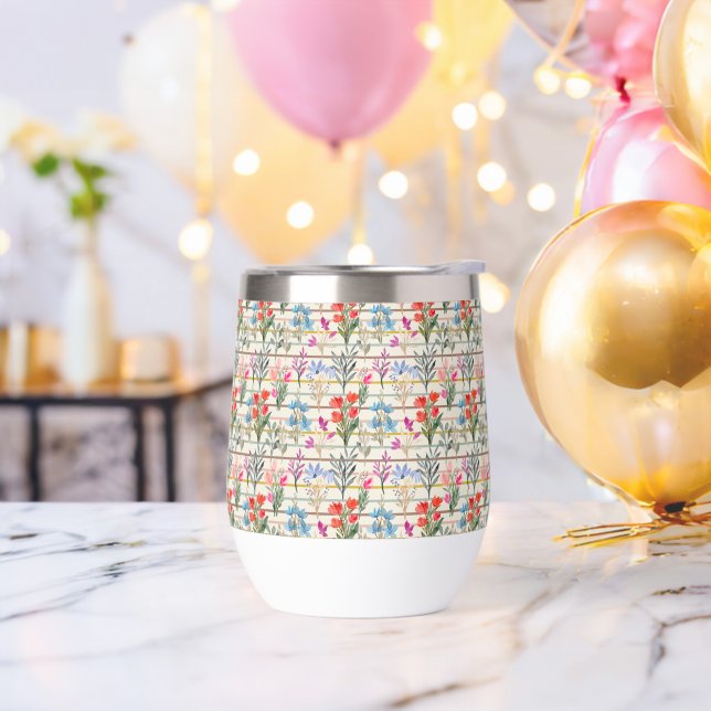 Modern Watercolor Flower Pattern (Bachelor Party)
