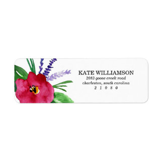 Modern Watercolor Flowers