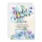 Modern Watercolor Flowers Bridal Shower Invitation