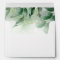 Modern Watercolor Green Foliage Gold