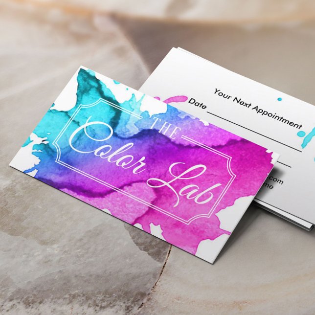 Modern Watercolor Hair Salon Appointment #3 (Creator Uploaded)