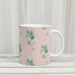 Modern Watercolor Leaves Pattern  Coffee Mug<br><div class="desc">Modern Watercolor Leaves Pattern</div>