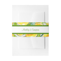Modern Watercolor Lemon Garden yellow
