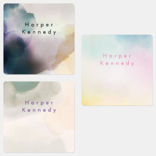 Modern Watercolor Name